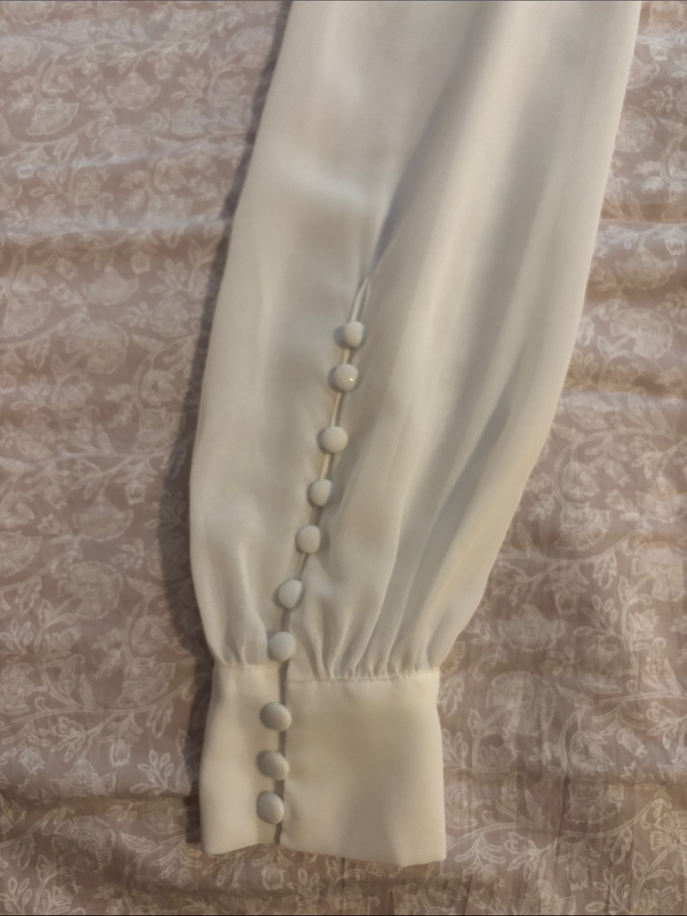 Lulu's White Long Sleeve Wrap Maxi Dress with Tie Waist - Picture 3 of 7